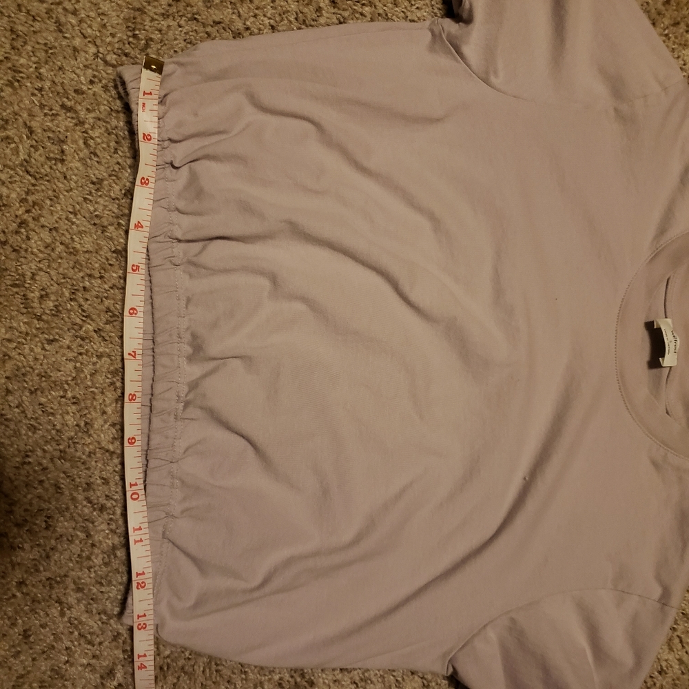 Wilfred | Light Purple Crop Top T-Shirt - Picture 8 of 10